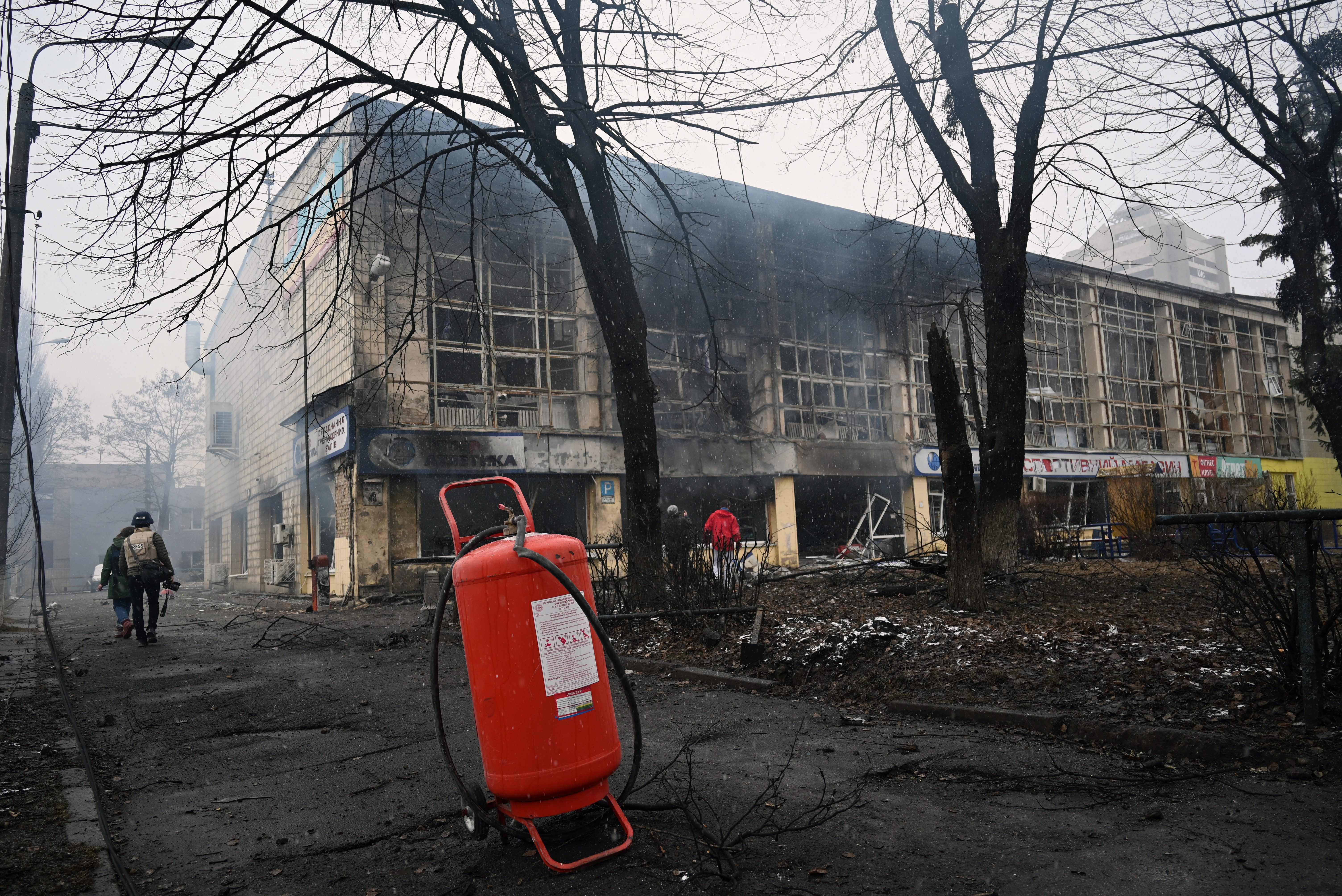 Conflicto Rusia - Ucrania Bombardeos en Kiev