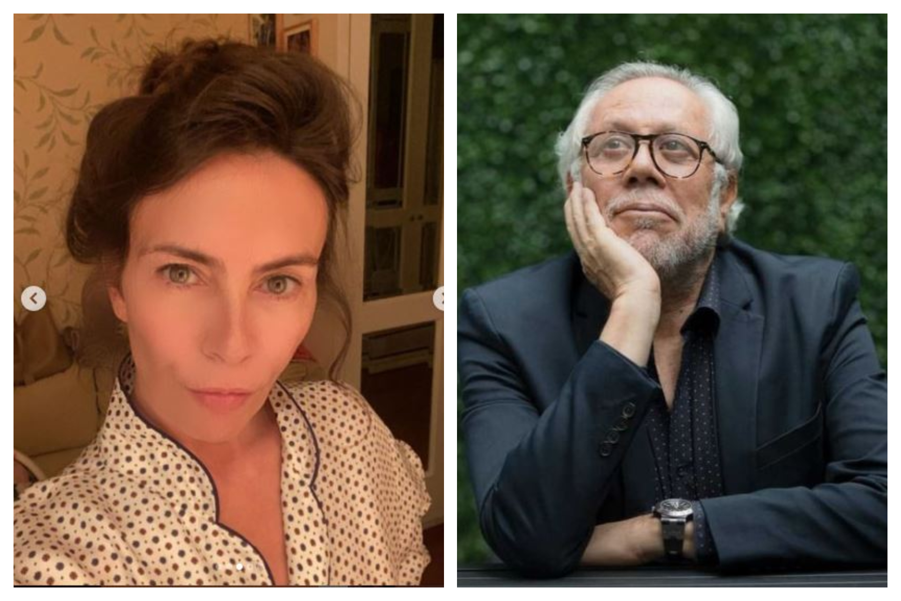 Sasha Sokol y Luis de Llano