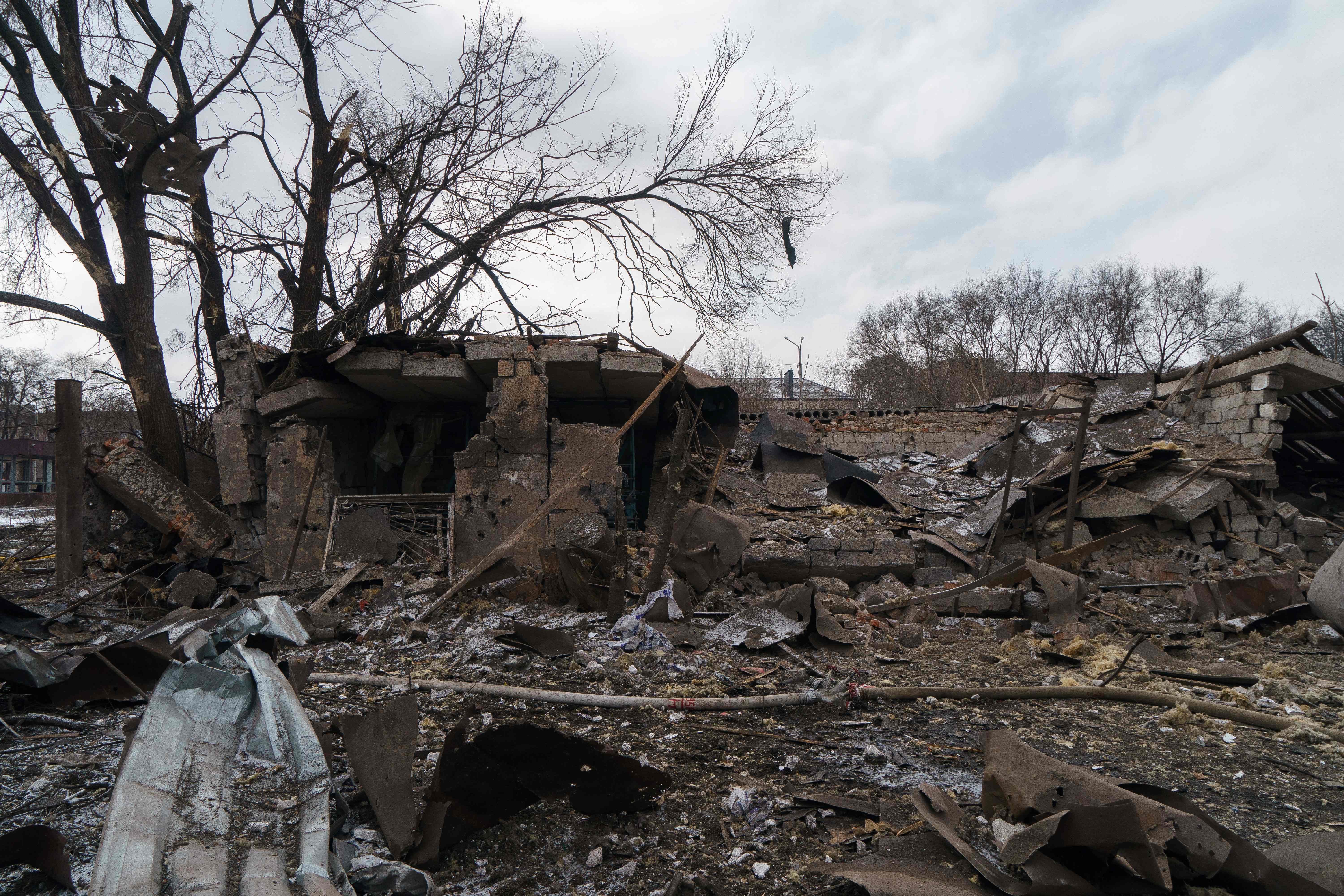 Bombardeos en Dnipro