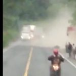 Video: Así fue captado el accidente de un tráiler en una carretera de Escuintla