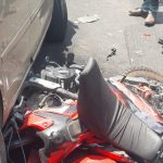 “El piloto no detuvo la marcha”: conductor en supuesto estado de ebriedad arrastra a motorista en Amatitlán
