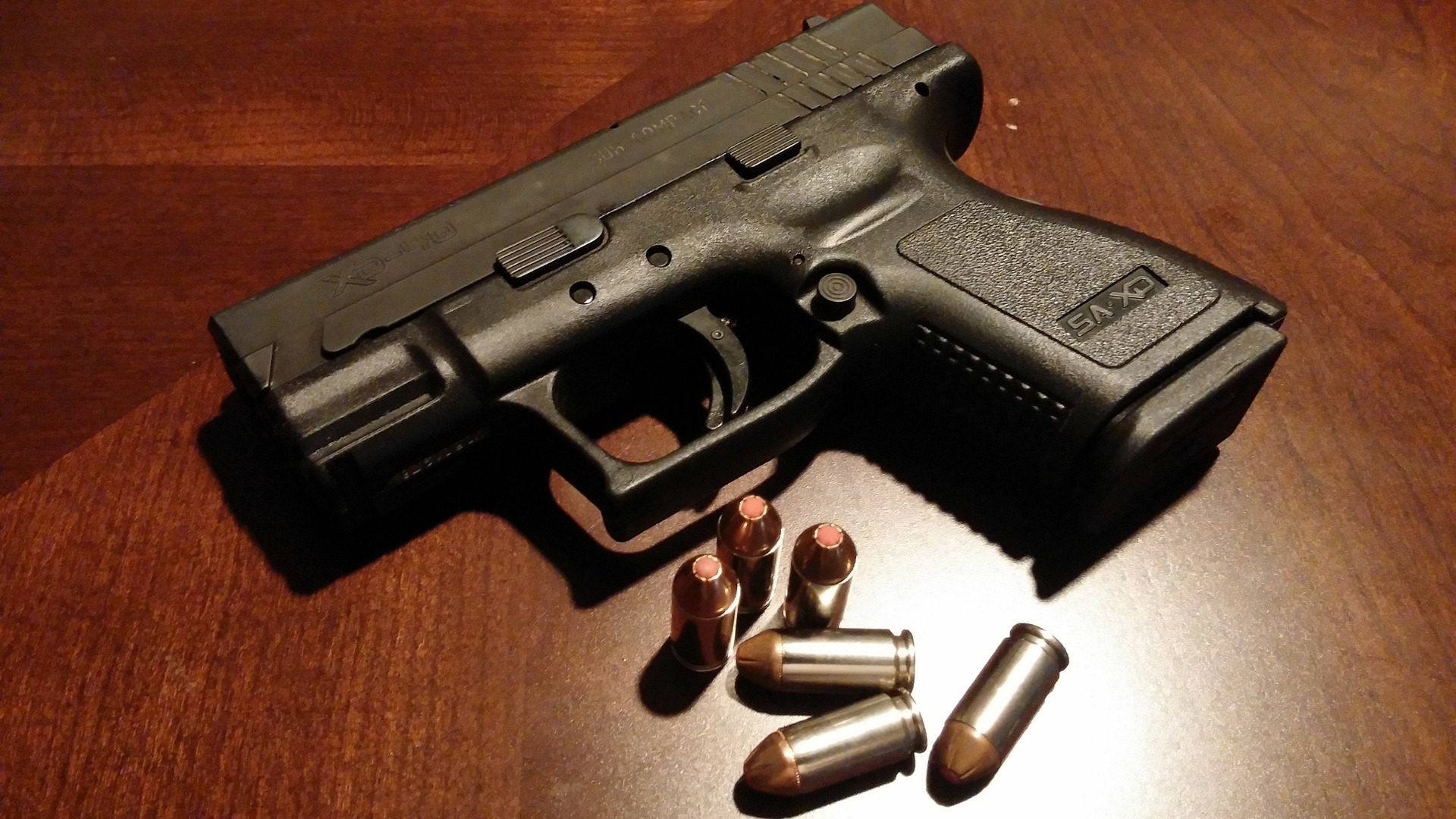 Fotografía de un arma