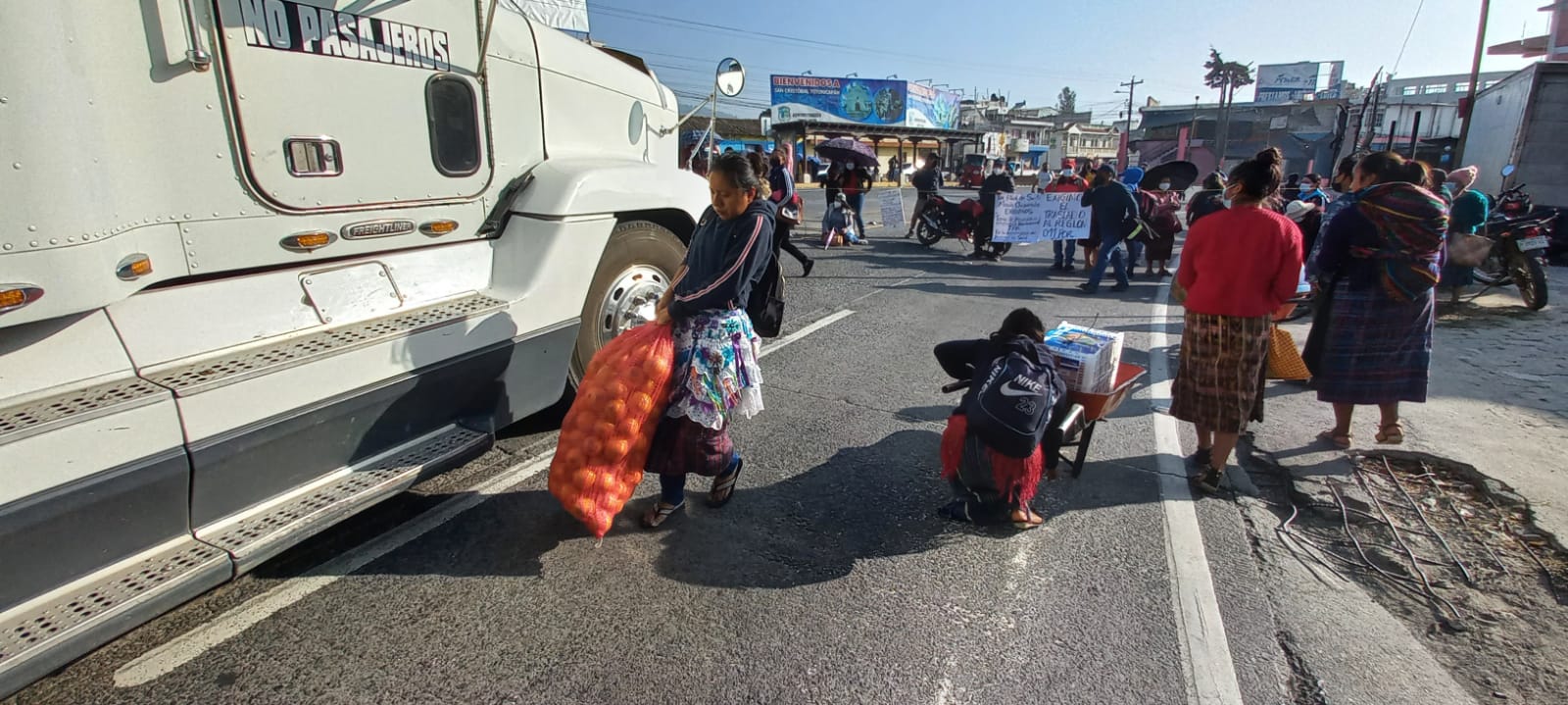 Bloqueo Cuatro Caminos, Totonicapán