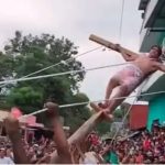 Vecinos y organizadores del viacrucis donde personaje de Jesús cae de la cruz hablan sobre el futuro de esa tradición