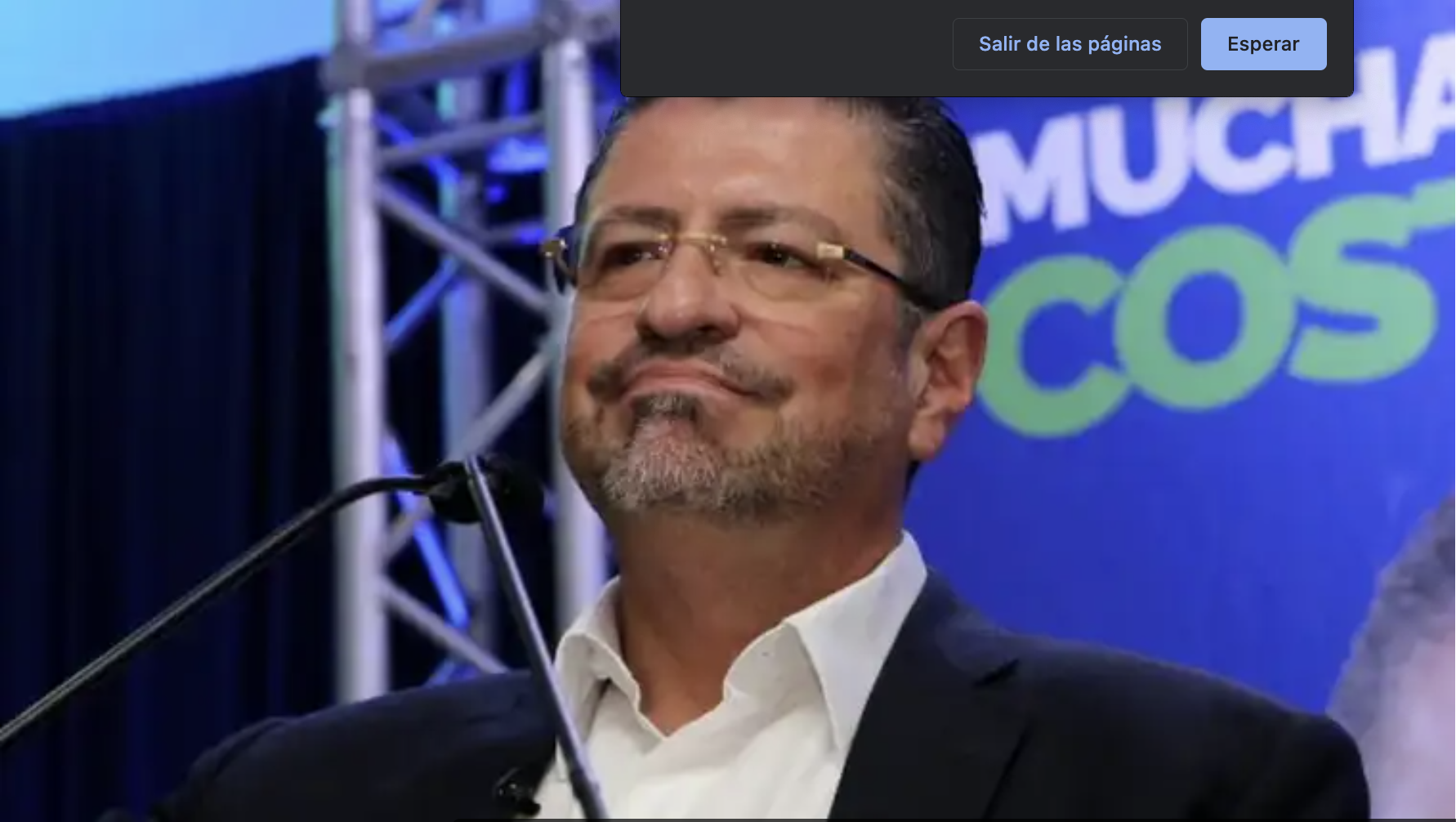 Rodrigo Chaves presidente de Costa Rica