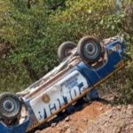 Accidente de autopatrulla deja al menos 10 agentes heridos, dos de ellos de gravedad