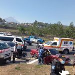 Accidente de tránsito en el Libramiento de Chimaltengo deja tres menores heridos