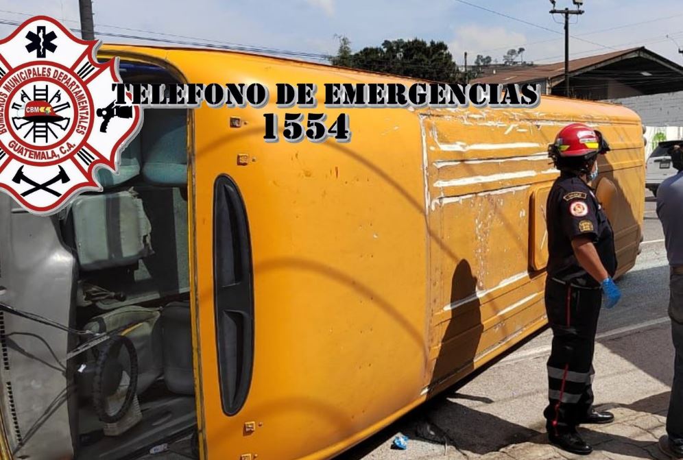 ACCIDENTE DE BUS EN QUETZALTENANGO
