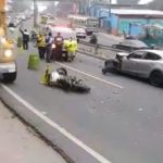 Motorista muere en accidente en la ruta Interamericana y la PMT reporta impacto en el tránsito en Mixco y la capital