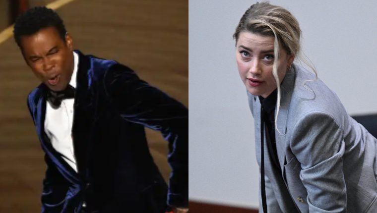 Amber Heard y Chris Rock