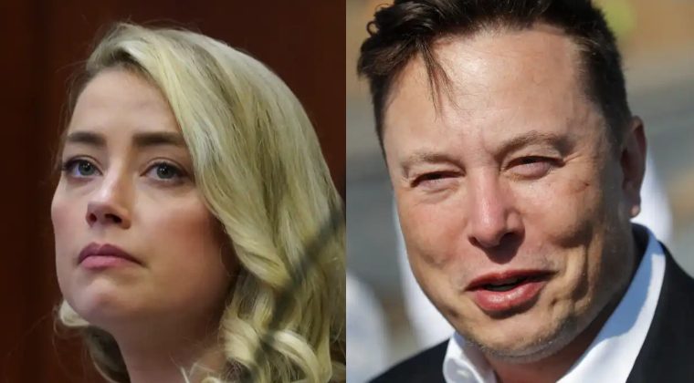 Amber Heard y Elon Musk