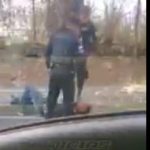 Cámara capta los tensos momentos que vivieron conductores durante la captura de supuestos sicarios que ultimaron a un guardia