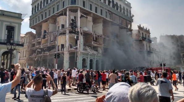 Explosión en hotel de Cuba