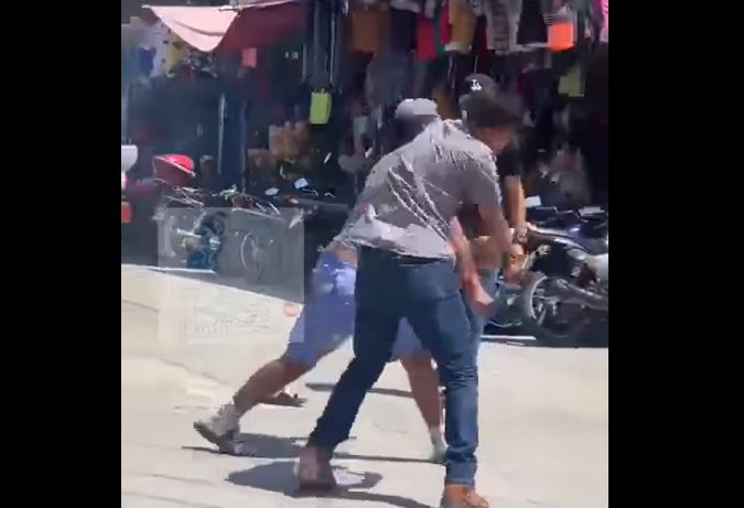 GRABAN PELEA EN SANTA ROSA
