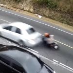 Imprudencia vehicular en San Lorenzo el Cubo es grabada y testimonio brinda detalles de lo acontecido