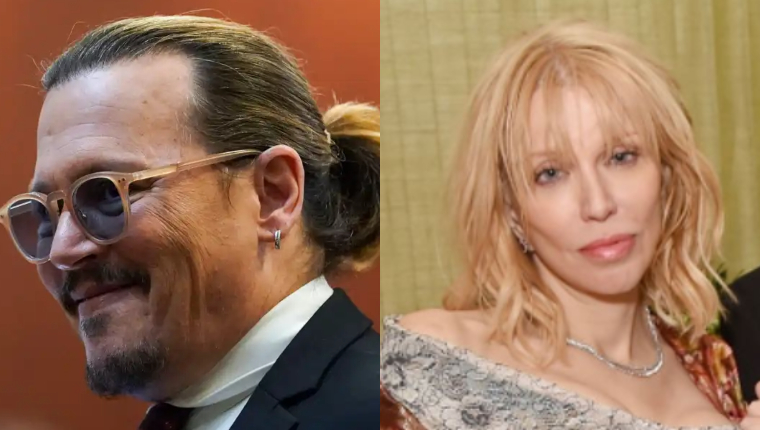 Johnny Depp y Courtney Love