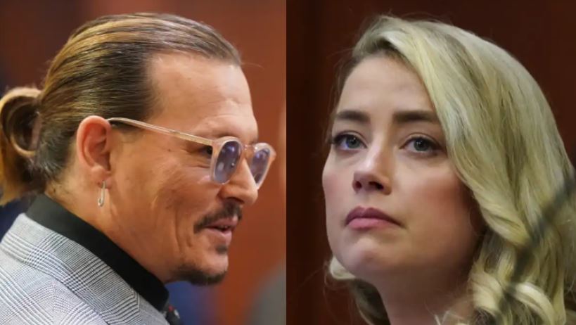 entre Johnny Depp y Amber Heard 