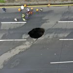 IMÁGENES: Así es por dentro la caverna que se formó en la ruta al Pacífico
