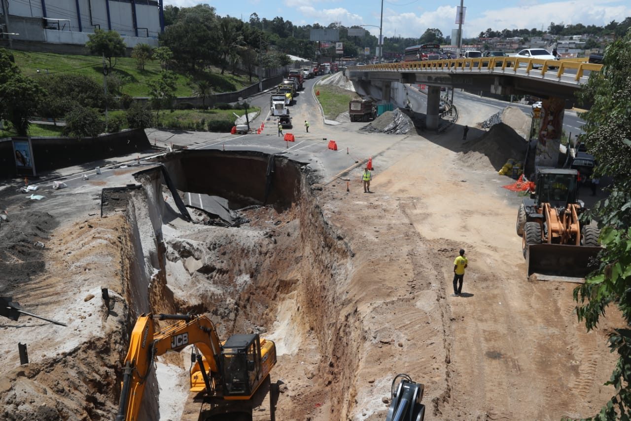 Fotogalería: Así avanzan los trabajos en el hundimiento en Villa Nueva ...
