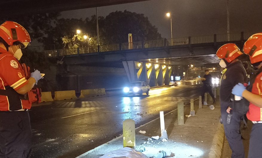 MOTORISTA FALLECIDO EN LA ZONA 8