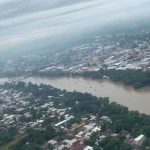 Imágenes: ríos aumentan su cauce en el país debido a las fuertes lluvias y así se ven desde el aire