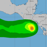Depresión tropical Tres-E se fortalece a tormenta tropical Celia y así es su movimiento hacia Guatemala con más lluvias