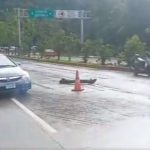 El paso por el km 24 de la uta Interamericana solo tiene habilitados dos carriles y se reportaron otros derrumbes en área cercana