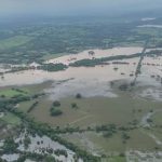 Imágenes: Así se ven desde el aire las inundaciones causadas por los Ríos Paz y Los Esclavos