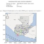 Temblor de 4.7 grados, con epicentro en Escuintla, se registra en Guatemala