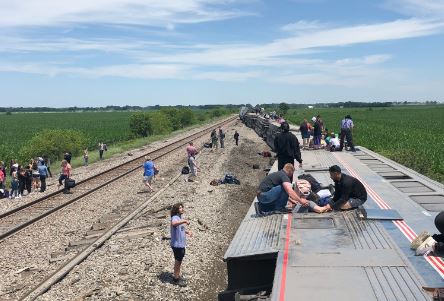 accidente en tren