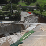 Hundimiento en Villa Nueva: Covial explica qué pasó con las cavernas, el agua pluvial del colector (y qué se sabe de los puentes)