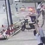 Video muestra cómo un hombre logra salvar a una pequeña niña luego de que cayera desde un quinto piso en China