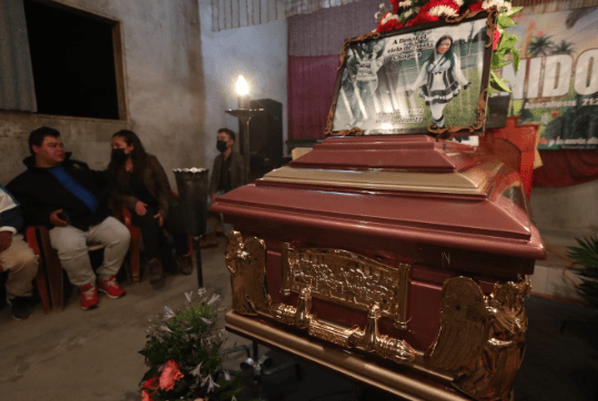 Velatorio de la payasita Chispita en Amatitlán