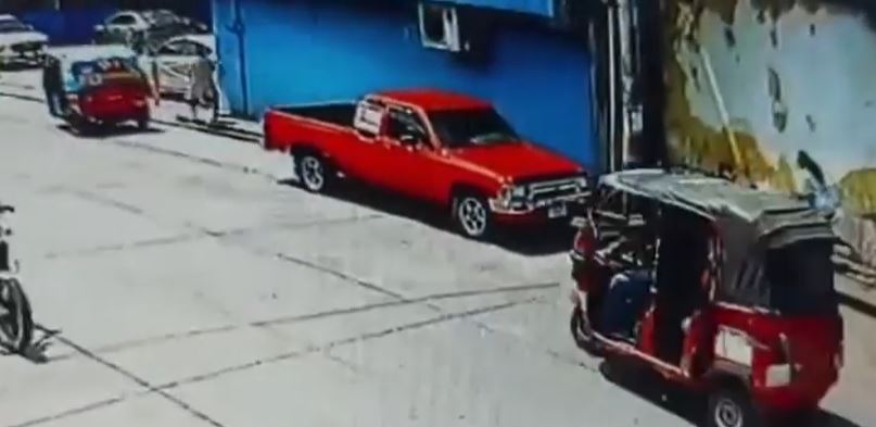 Robo en una calle de Suchitepéquez