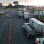 Video: Así fue la fila que formaron unos 150 tráileres que se parquearon en la ruta al Pacífico y fueron multados