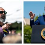 Video: El momento en el que padre de víctima de tiroteo interrumpe a Biden al firmar ley sobre armas