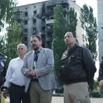 El presidente Alejandro Giammattei está de visita oficial en Ucrania, junto a otros funcionarios