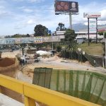 Covial continúa rellenando con concreto las cavernas del hundimiento