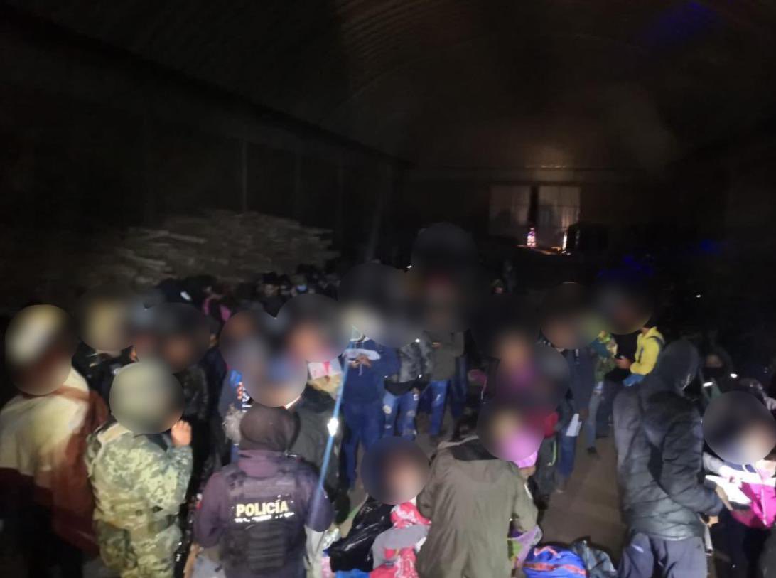 migrantes hallados en bodega