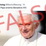 Benedicto XVI: Agencias de noticias católicas desmienten muerte de Papa emérito y señalan a cuenta falsa que desinformó