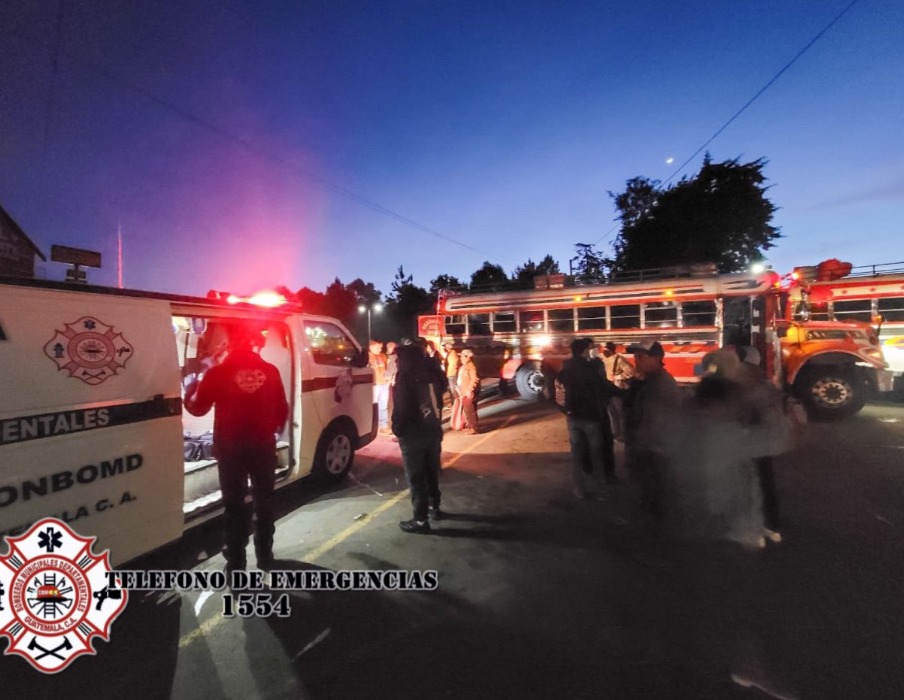 Asalto a bus en Tecpán Guatemala