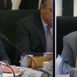 Jordán Rodas y diputado Álvaro Arzú mantienen tenso cruce de palabras en citación del Congreso