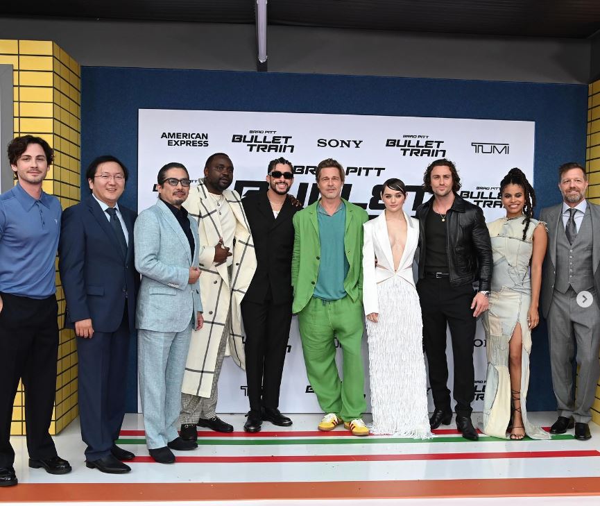 Bad Bunny y Brad Pitt cautivaron en la alfombra roja durante