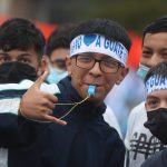 Antorchas y lluvia complican el tráfico en Guatemala este miércoles 14 de septiembre
