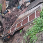 Lluvias de las últimas horas causan derrumbes, daños en carreteras y en viviendas