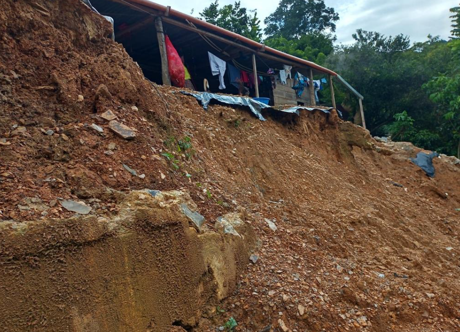 Daños por lluvias en Alta Verapaz