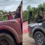 CJNG: el video que muestra a decenas de sicarios de esta organización criminal desfilando en una fiesta religiosa