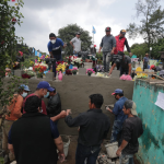 “Duele, pero estamos a la orden”: Albañiles externan cómo fue apoyo para construir nichos para víctimas de incendio en Magdalena Milpas Altas