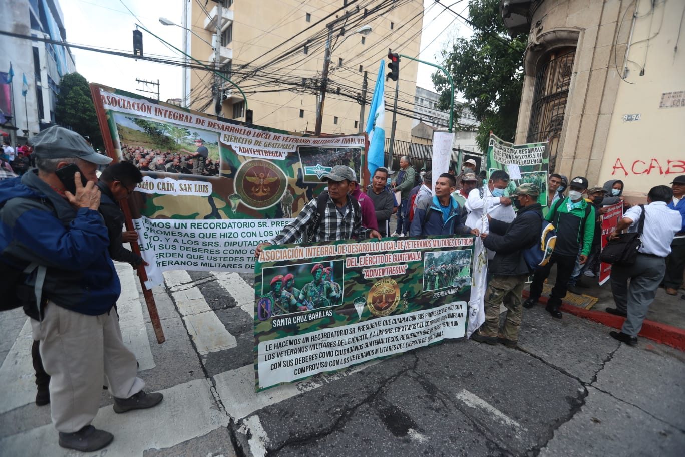 Manifestación veteranos