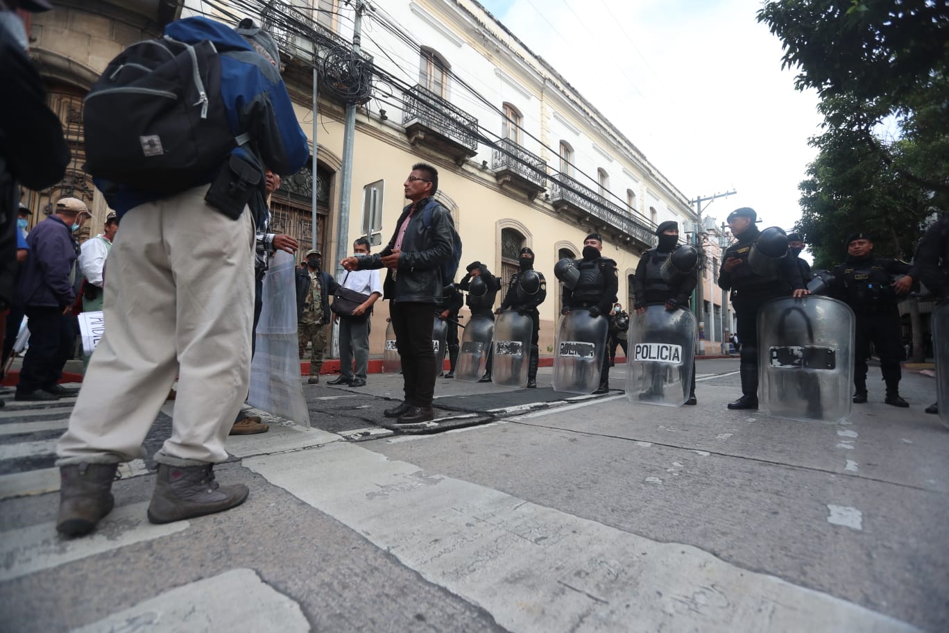 Imágenes: Manifestación de veteranos militares este martes 20 de septiembre